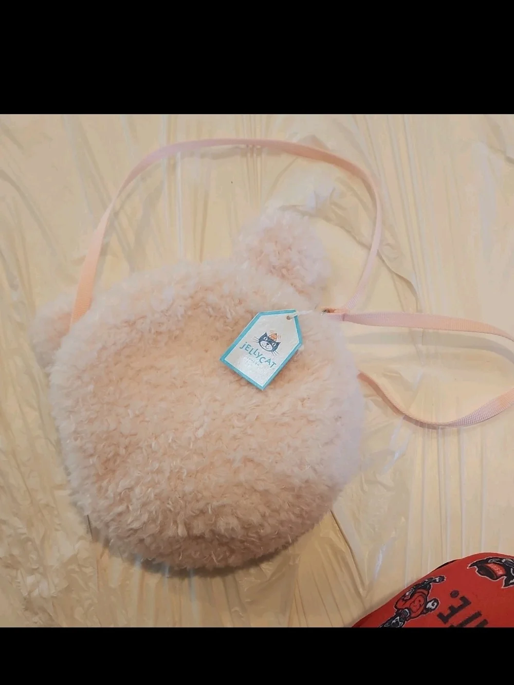 Jellycat Blush Pink Plush Pig Small Pet Toy Bag